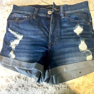 Express Stretch Jeans Shorts Size 2